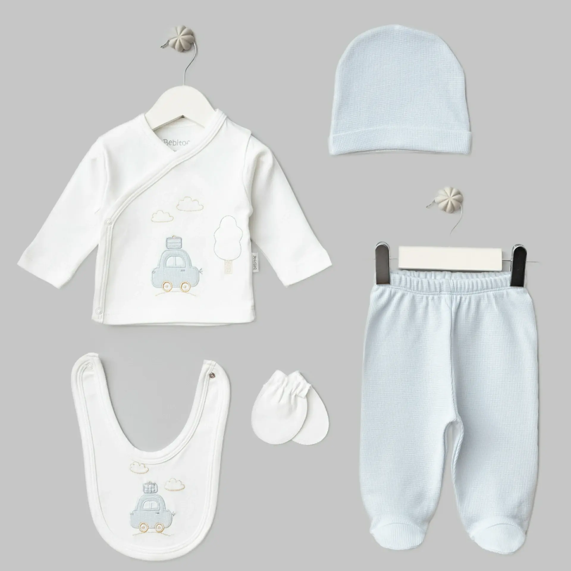 HASTANE ÇIKIŞI 5 Lİ BAVULLU ARABA