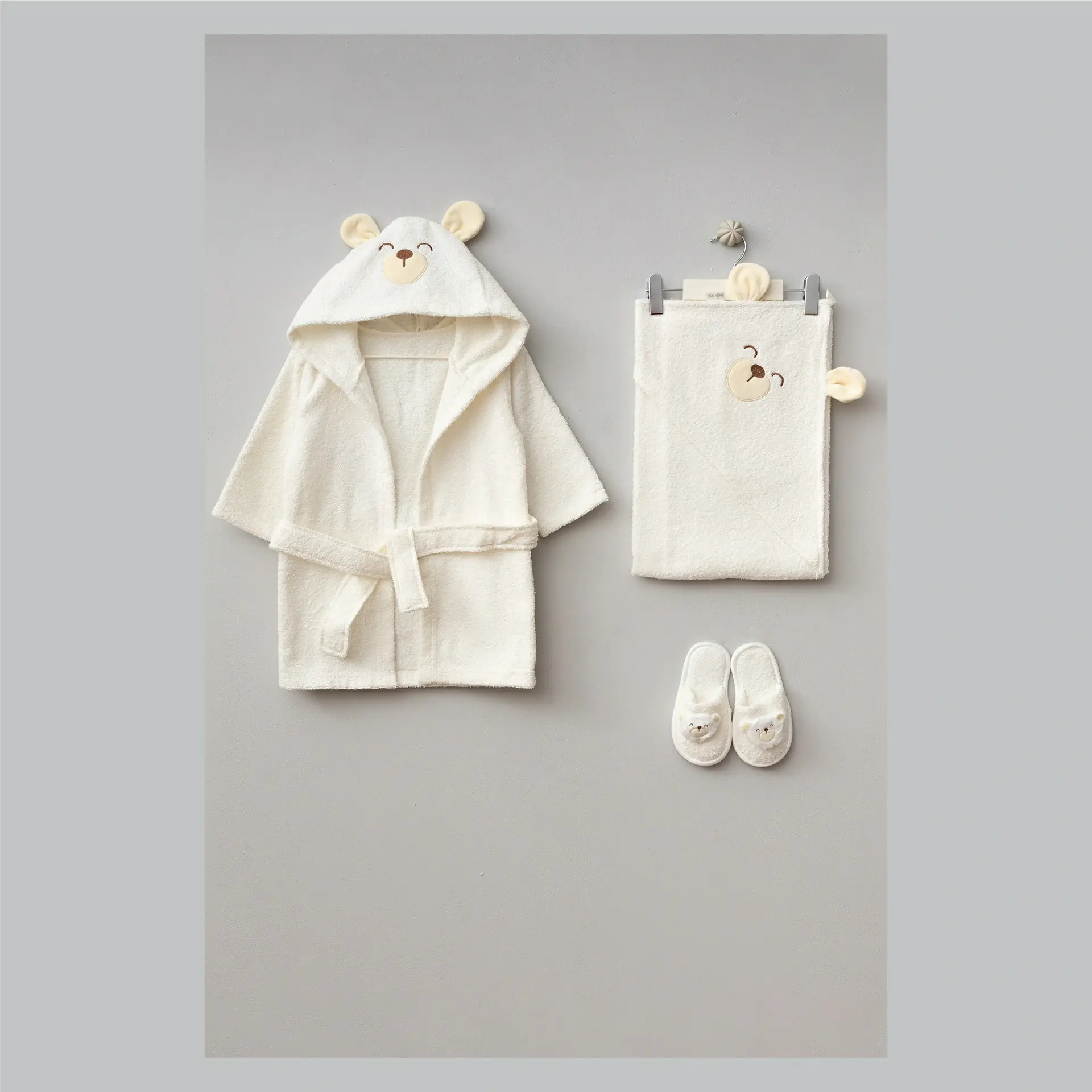 BORNOZ SETİ SEVİMLİ KÖPEK