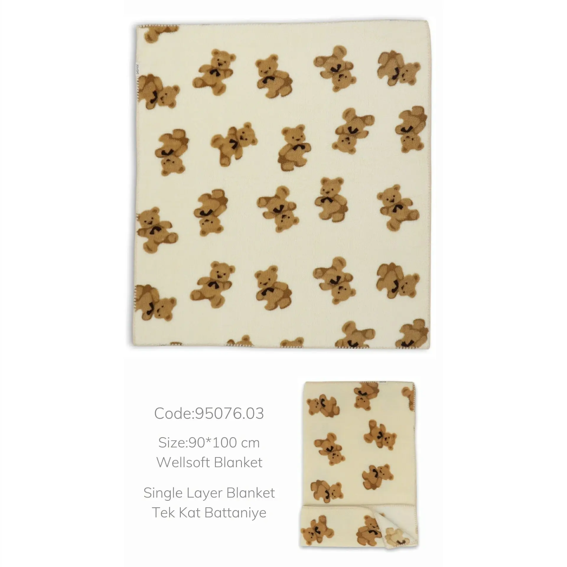 BATTANİYE AYI DESENLİ